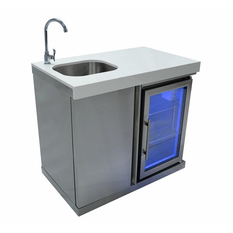 Outdoor Cabinet With Sink