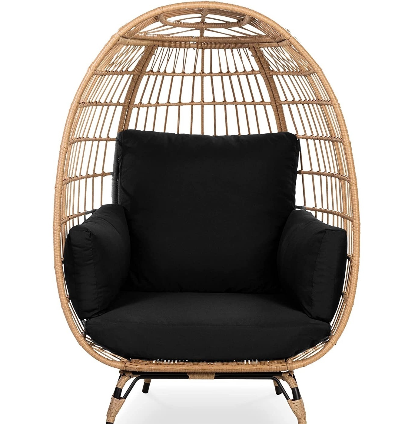 Oversized Wicker Egg Pod Chair