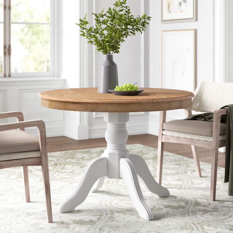 Cozy French-Country Round Dining Table