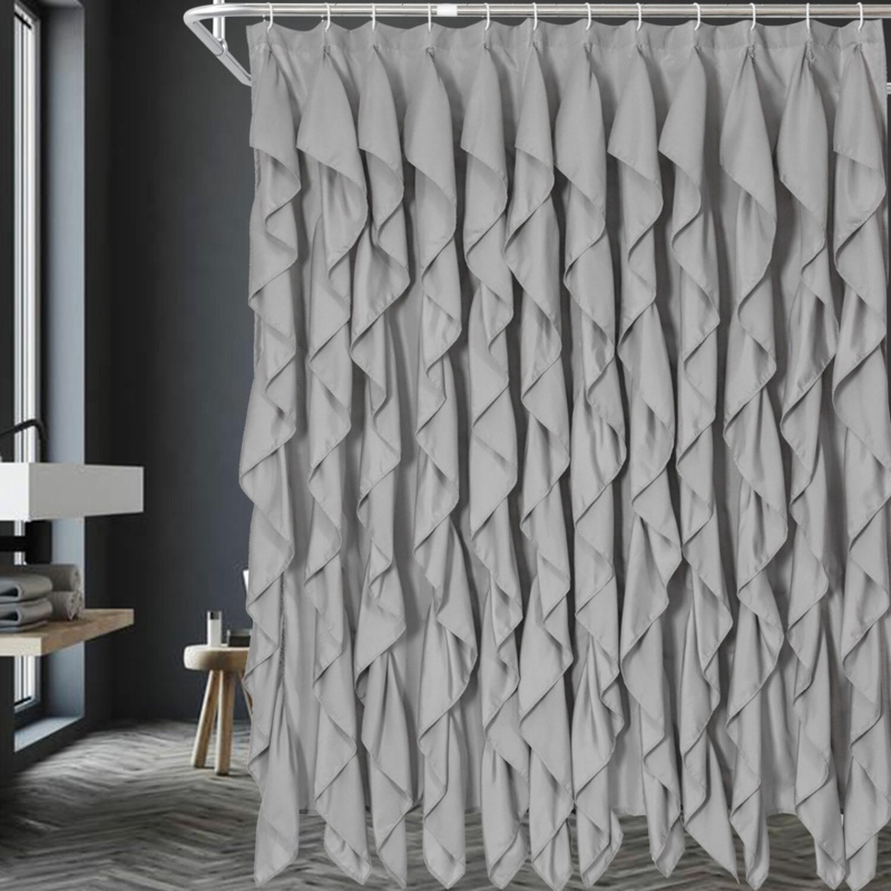 Partain Solid Color Single Shower Curtain
