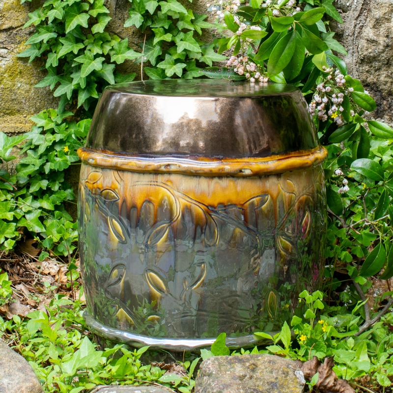Decorative Ceramic Garden Stool