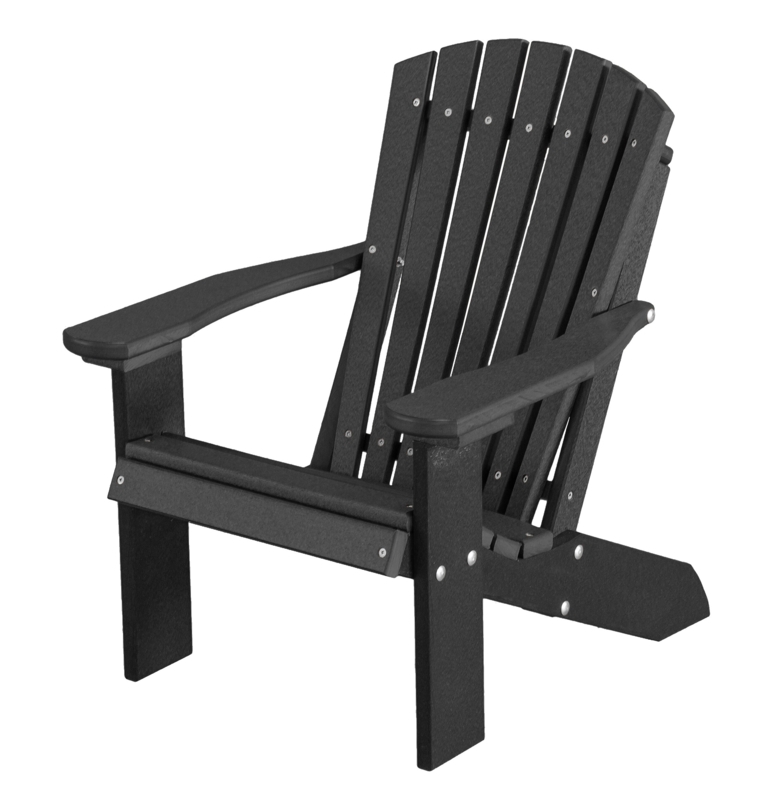 Child's Adirondack Chair with Recycled Plastic