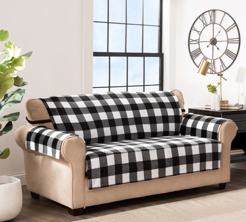 Patterned couch cover