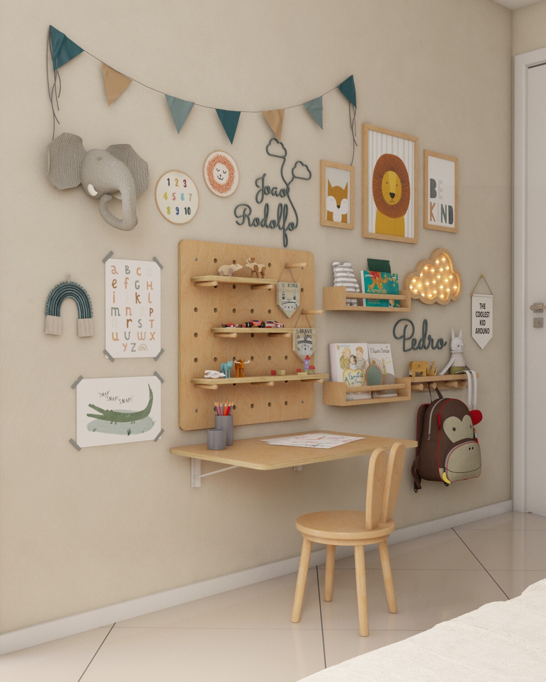 Pegboard Wall