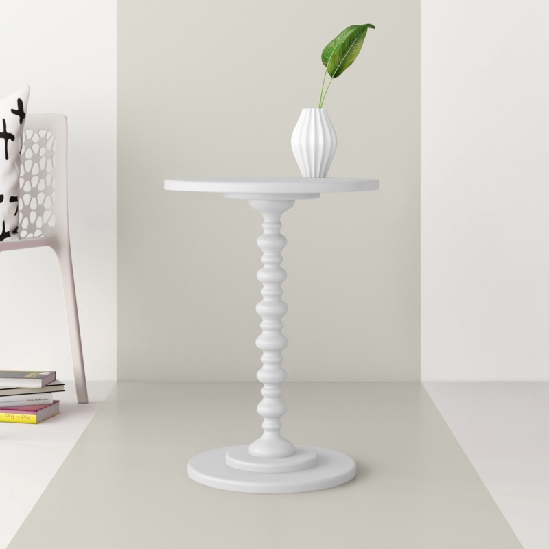 Mod End Table with Tiered Pedestal Base