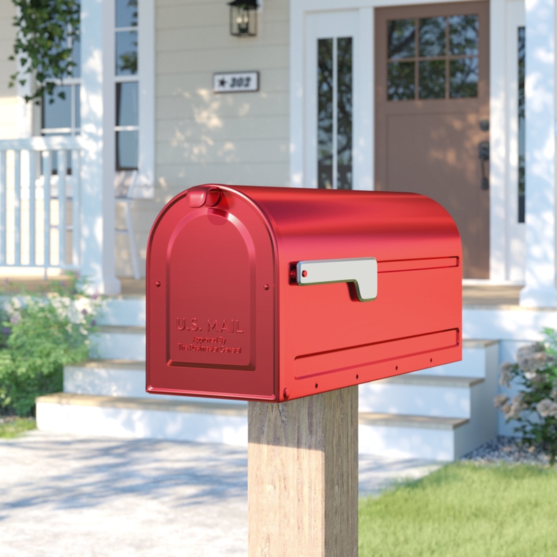 Classic Galvanized Steel Mailbox