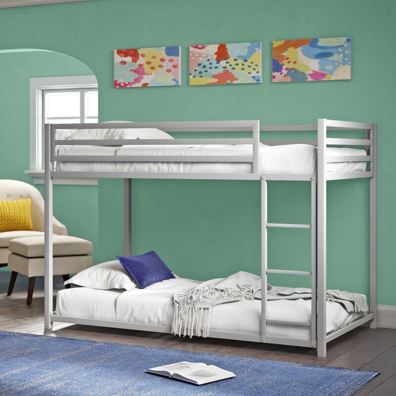 Platform style Modern Bunk Bed for Adults