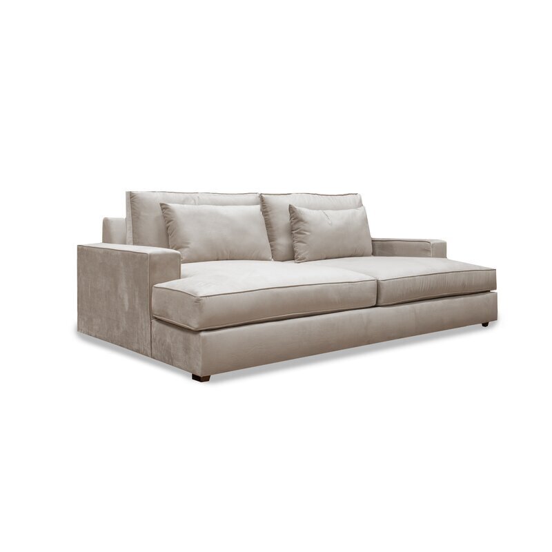 Plush 94” wide couch