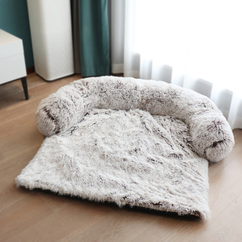Cozy Pet Bed with Neck Support