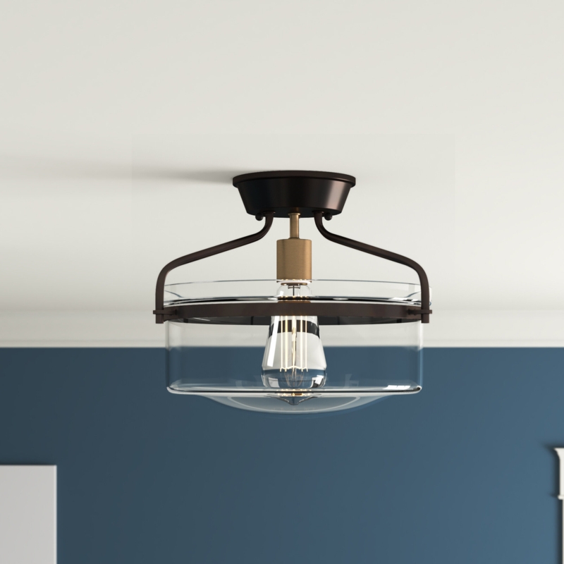Modern Semi-Flush Mount Design Light
