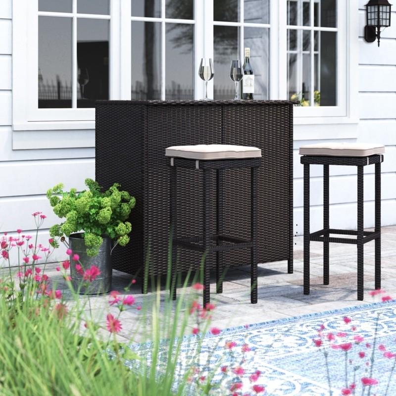 Powe Outdoor 3-Piece Bar Set