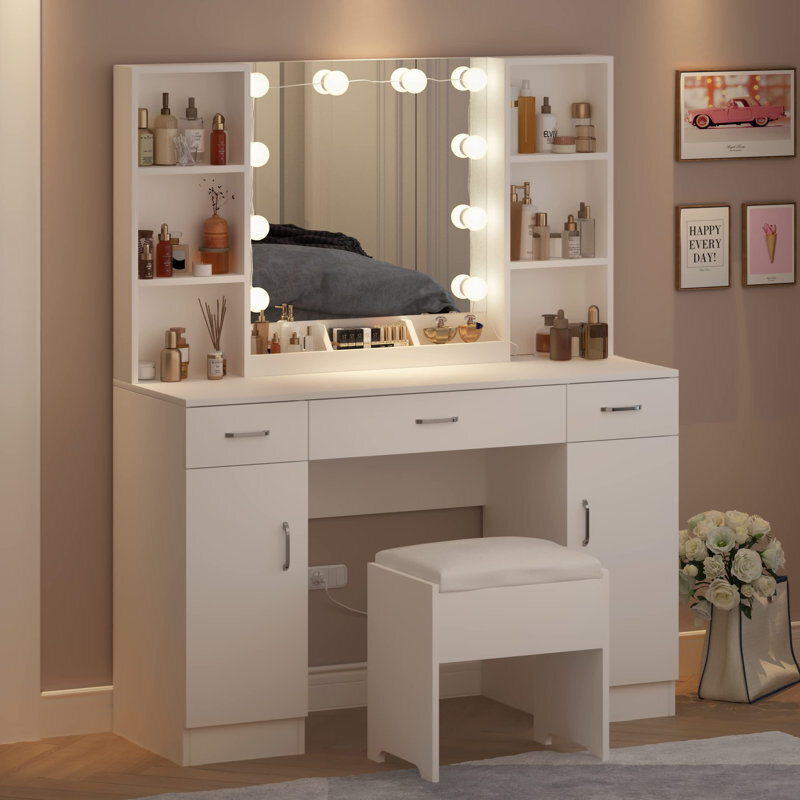 Professional Makeup Vanity With Lights 