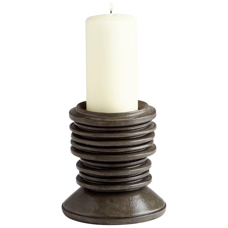 Abstract Ridged Candle Holder