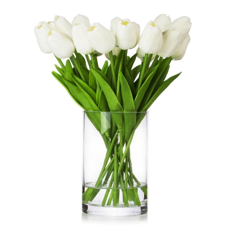 Silk Tulip Shrub Bouquet