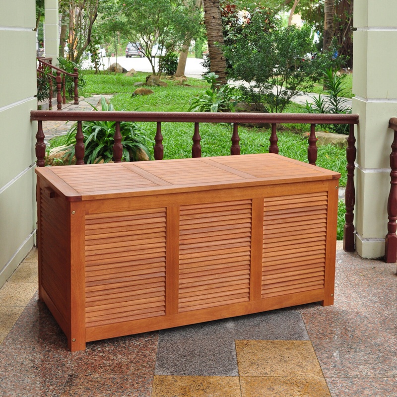 Eucalyptus Hardwood Outdoor Storage Box