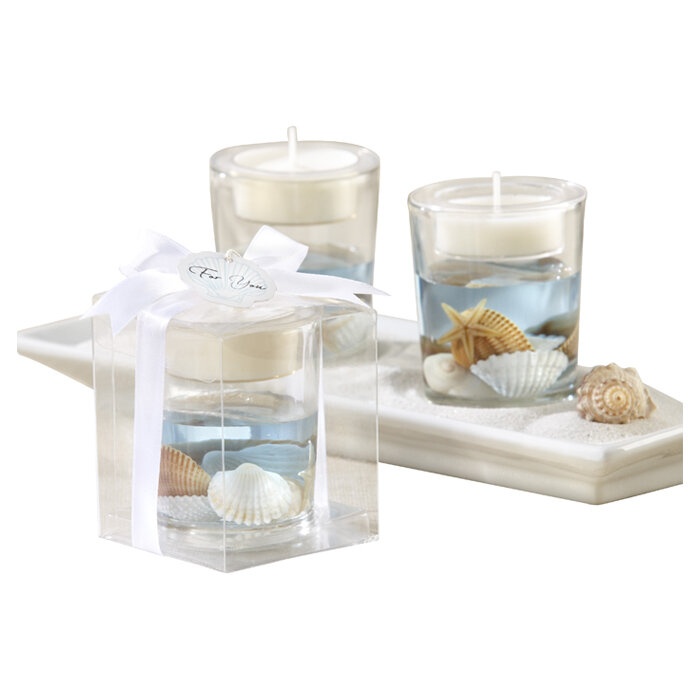 Regina 3.15" Glass Tabletop Tealight Holder with Candle Included