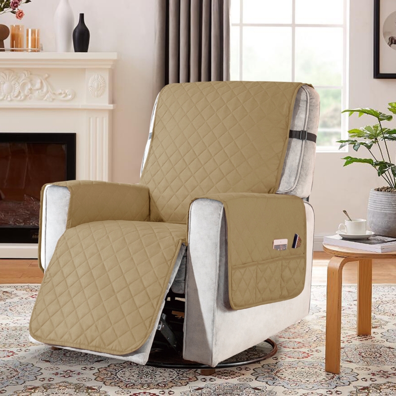 Reversible Non-Slip Recliner Chair Slipcover