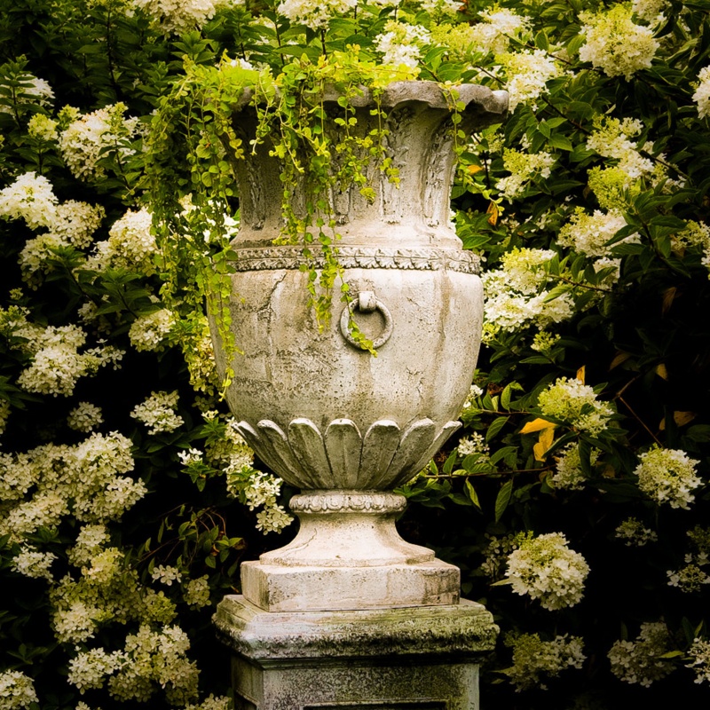 Rhinelander Fiberstone Urn Planter