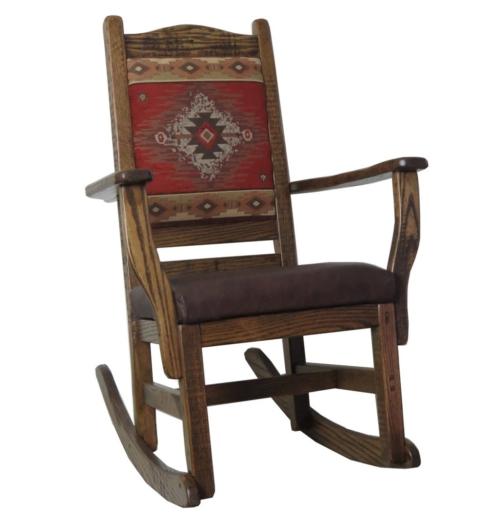 Rocking Chair With Southwest Style