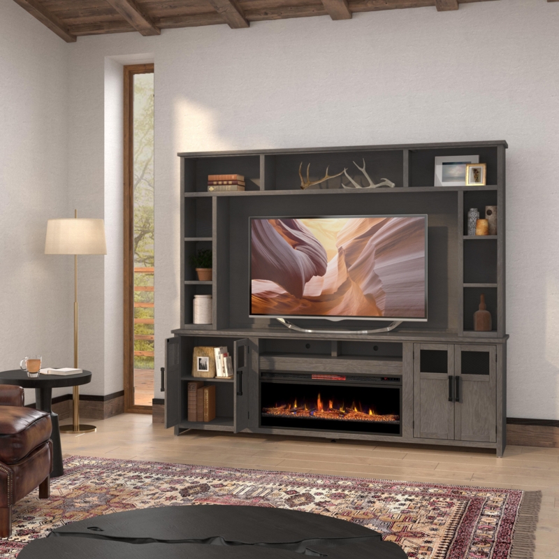 Fireplace Entertainment Center for 65" TVs