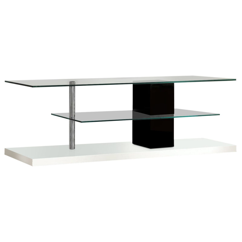 63-Inch Glass Top TV Stand