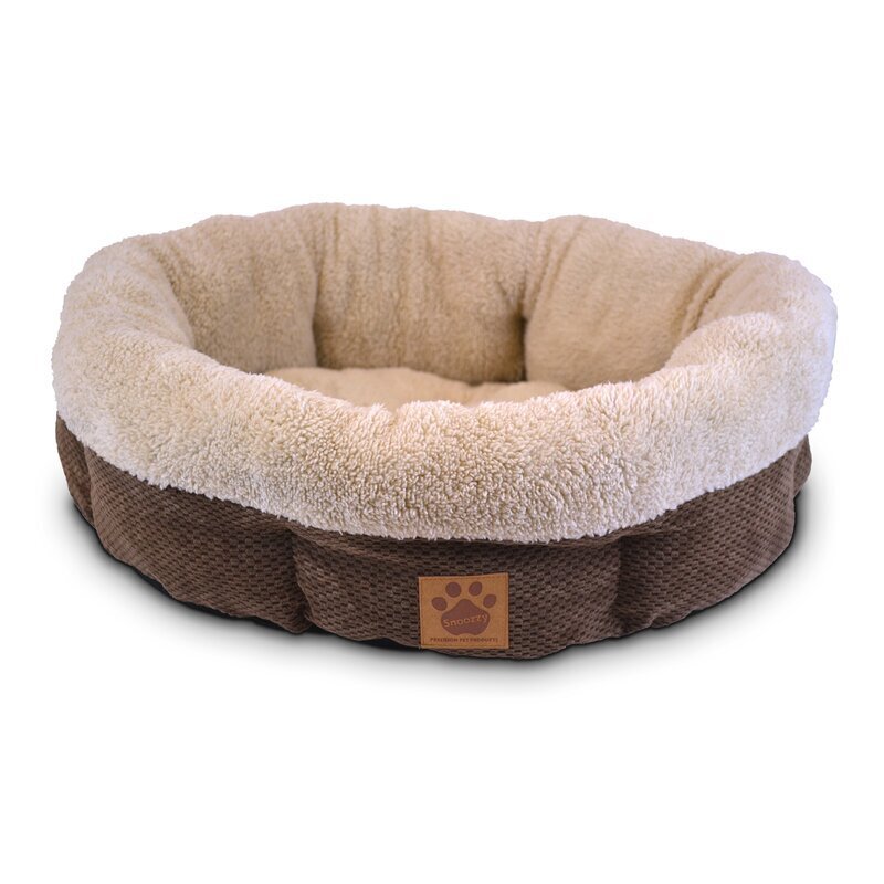 Round and Small Dog Bed Made in USA 