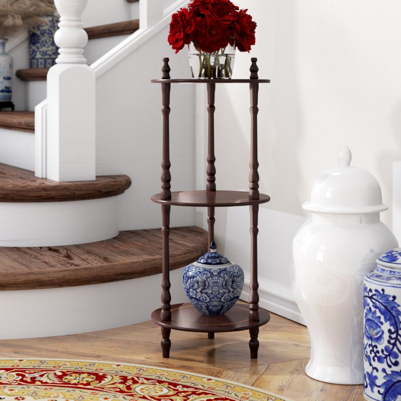 Round Multi-Tiered Plant Stand