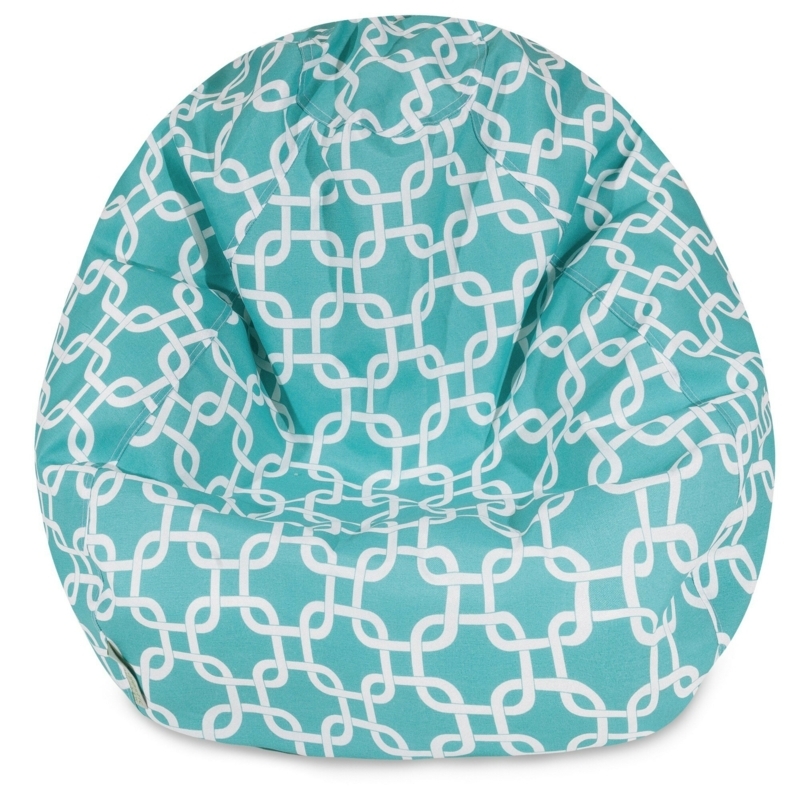 Geometric Pattern Bean Bag Chair