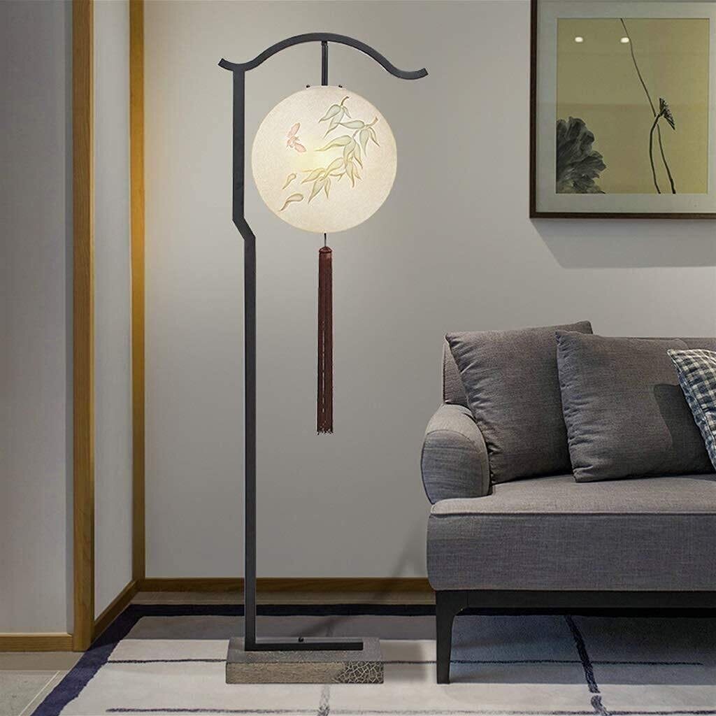 Rustic Farmhouse Chinese Lamp for the Floor