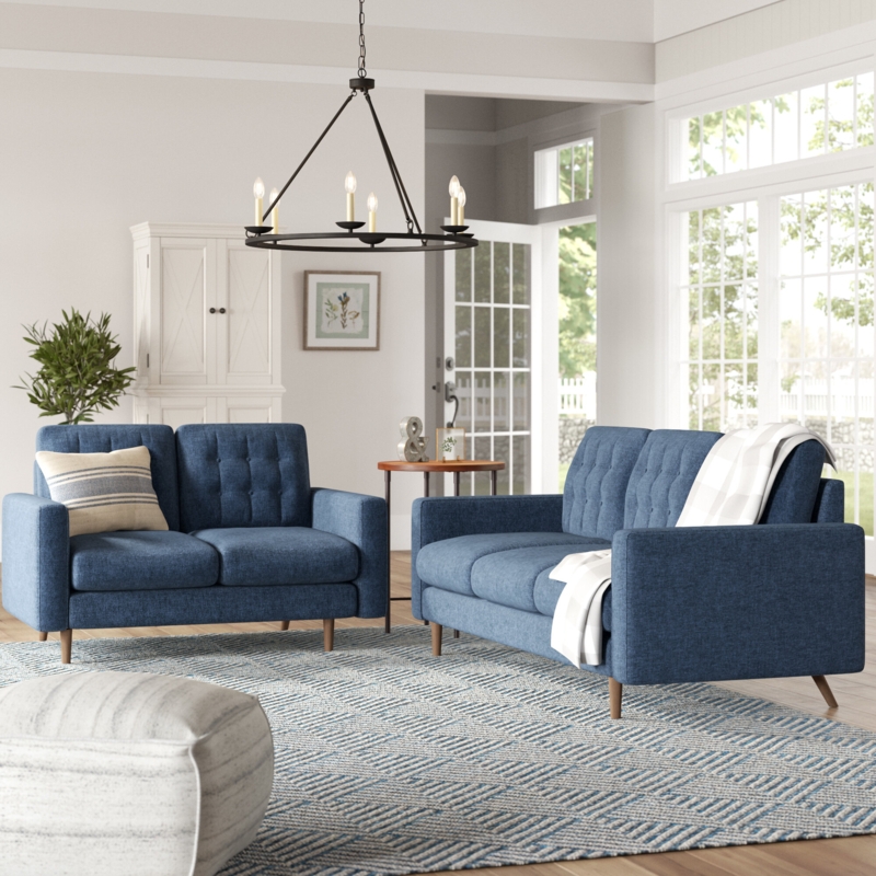 Transitional Two-Piece Living Room Set