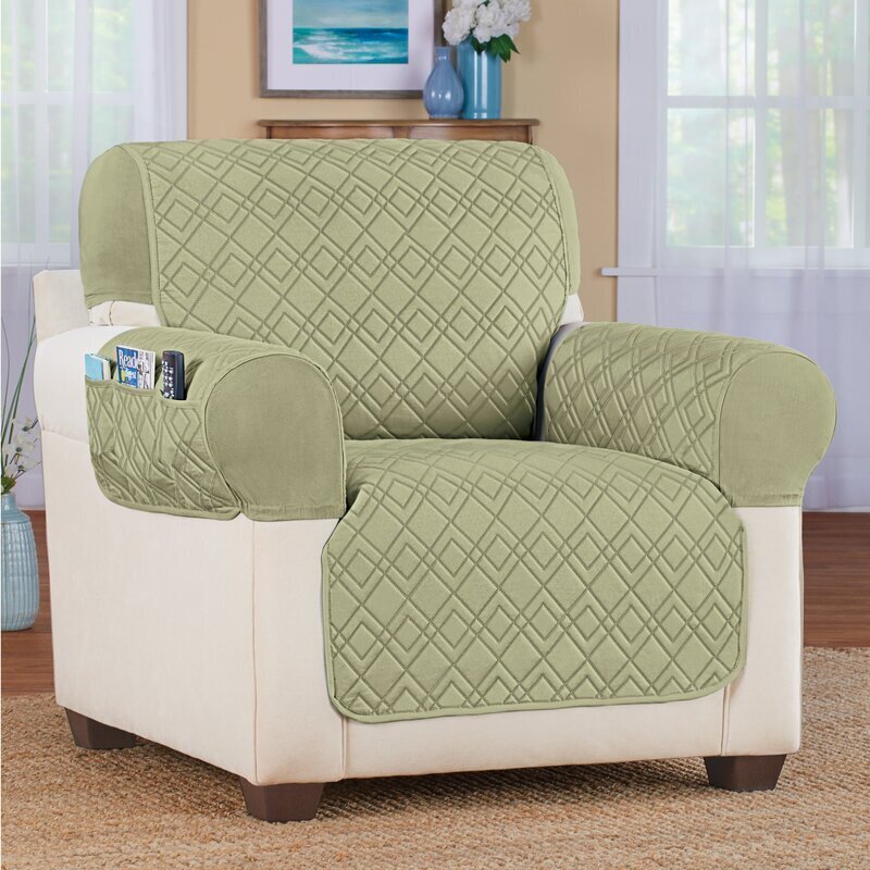Sage Green Chair Slip Cover 