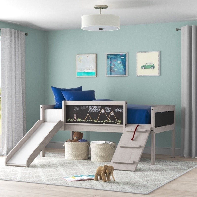 Schmid Twin Solid Wood Platforms Loft Bed by Zoomie Kids
