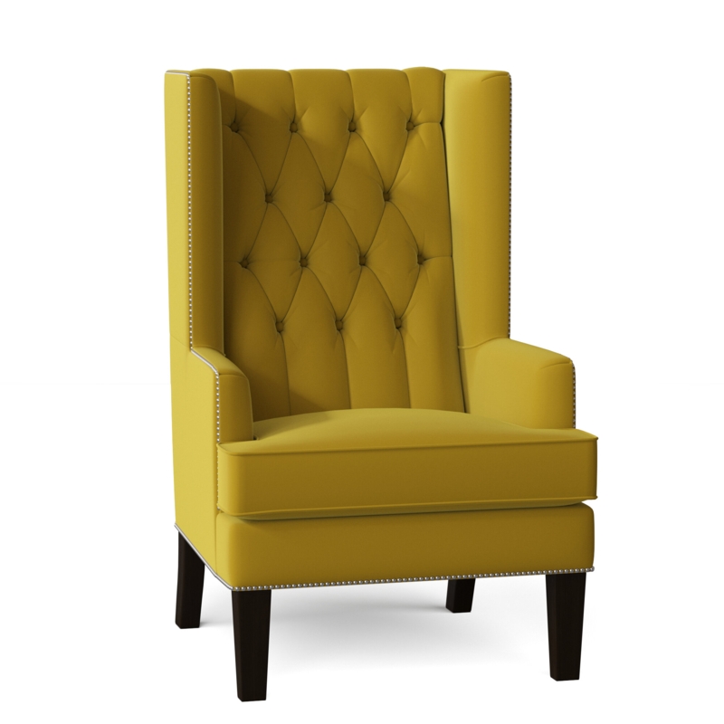 Custom-Made Upholstered Armchair