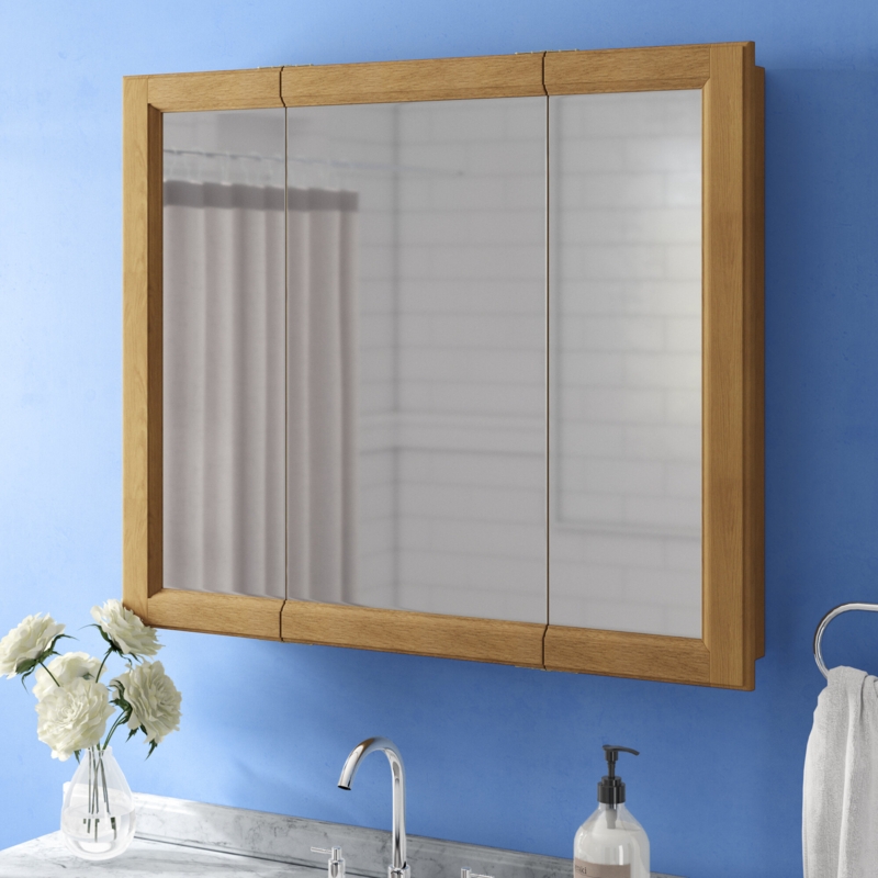 Wall Mounted Medicine Cabinet with Mirror