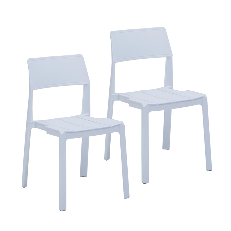 Stackable Dining Chair with Water and Stain Resistance