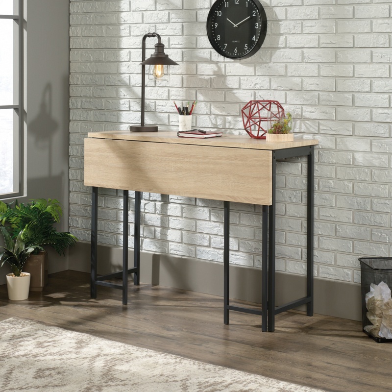 Drop-Leaf Dining Table with Flip-Up Extension