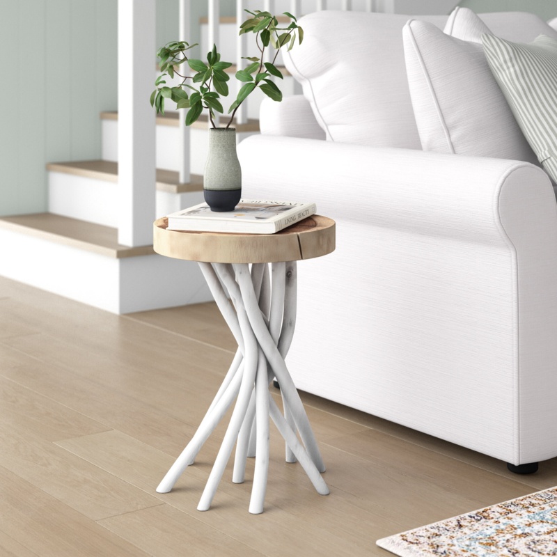 Round Driftwood Table | Foter