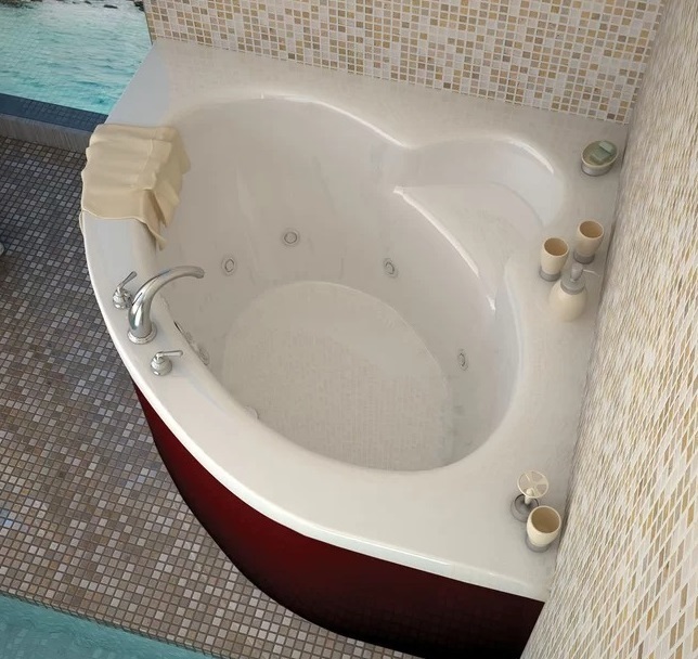 Separate Whirlpool Corner Tub Shower