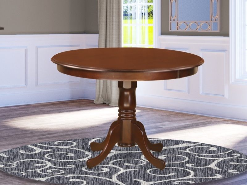 Shady 42'' Solid Wood Pedestal Dining Table