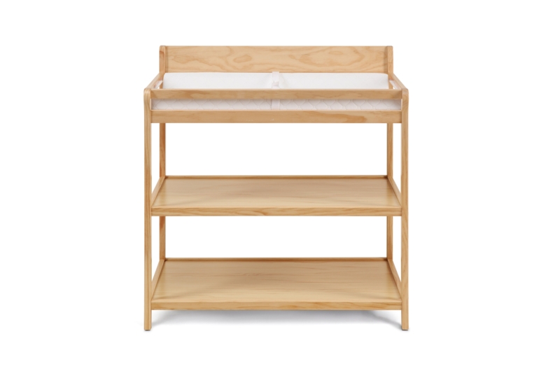 Shale Changing Table with Storage Shelves