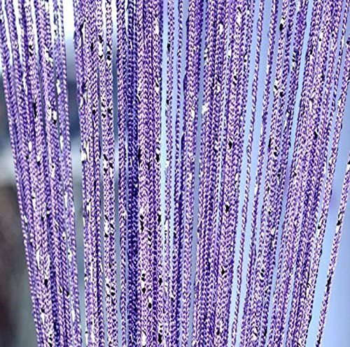 Sheer beads shower curtain