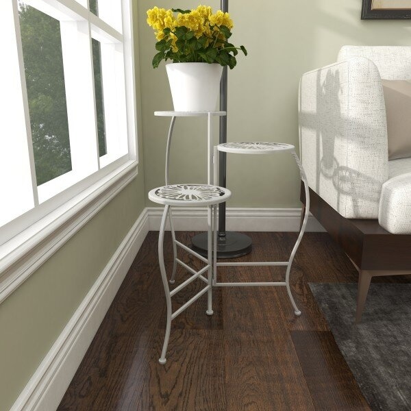 Shefford Round Multi-Tiered Plant Stand
