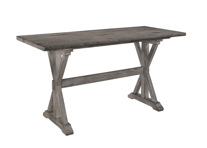 Sheila Counter Height 72'' Trestle Dining Table