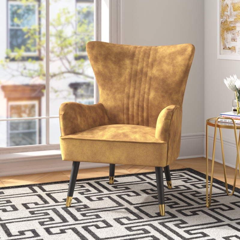 Modern Accent Wingback Chair