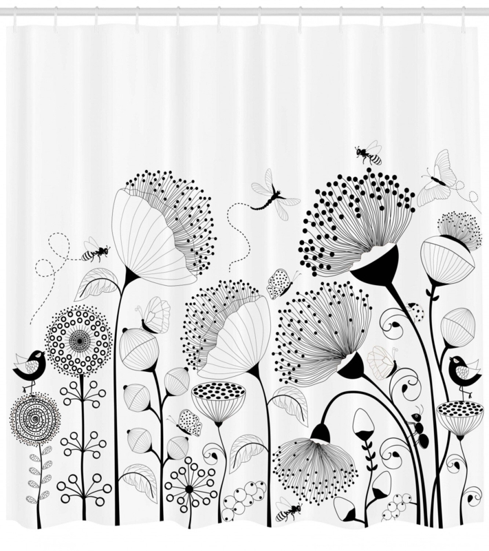 Modern Decorative Shower Curtain