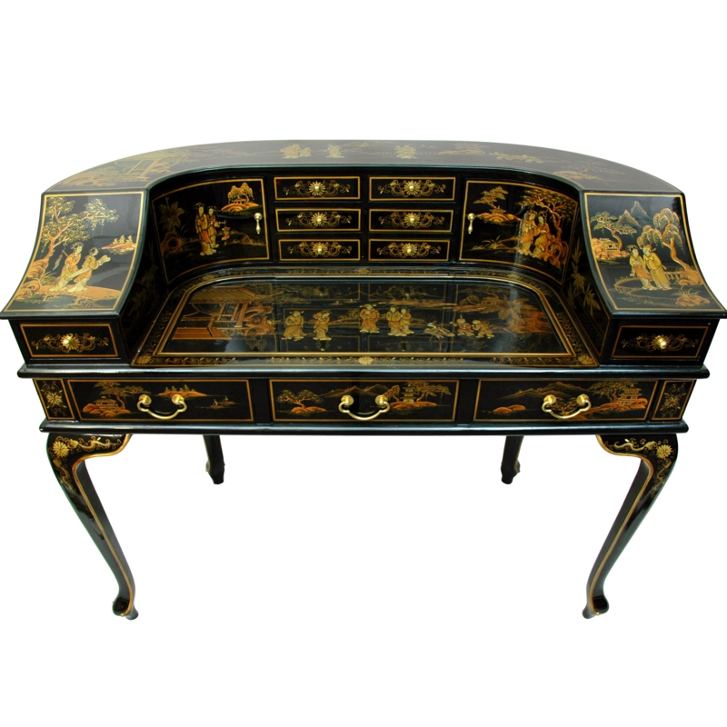 Chinoiserie Design Personal Writing Desk