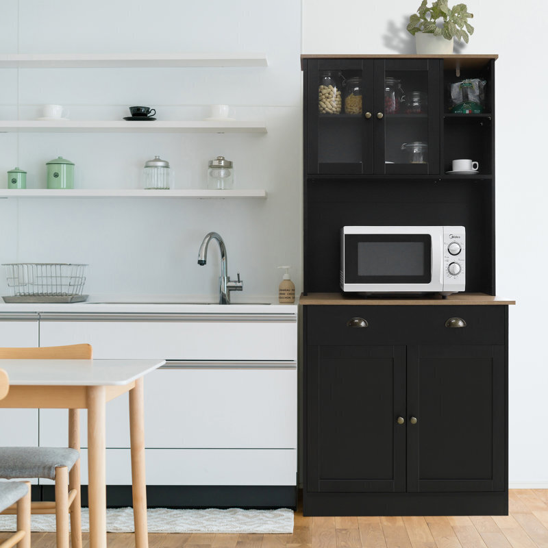 Sleek Modern Stand Alone Kitchen Cabinet