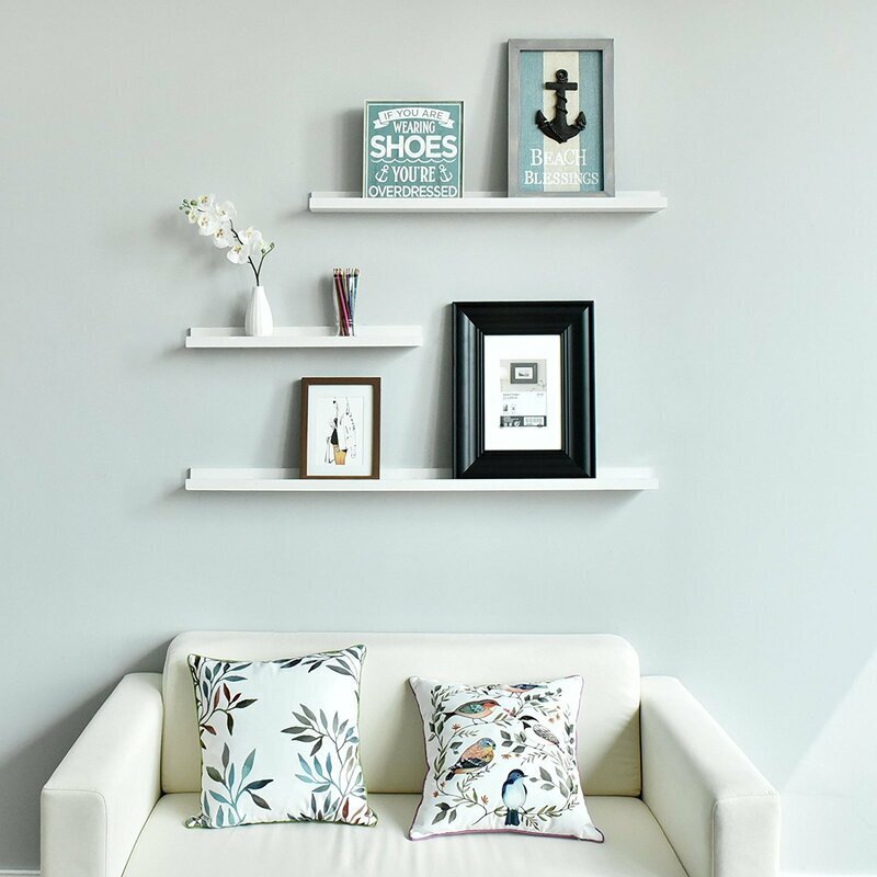 Slim Minimalistic Wall Shelf Design