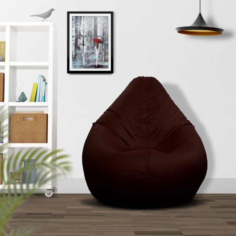 Bean Bag Chair with High Back and Deep Seat