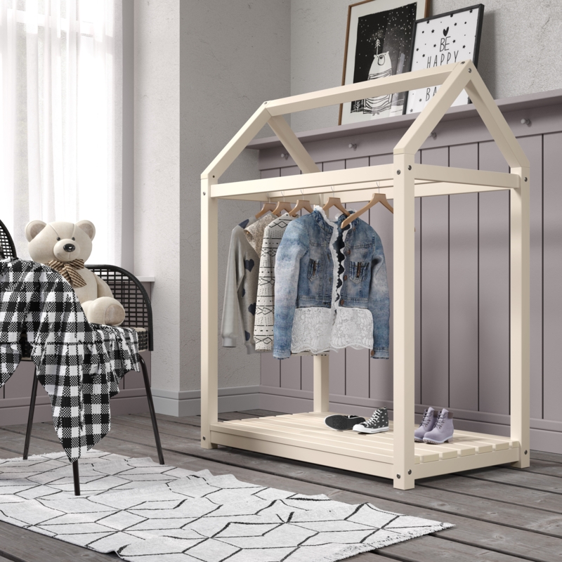 Miniature Treehouse-Inspired Clothes Rack